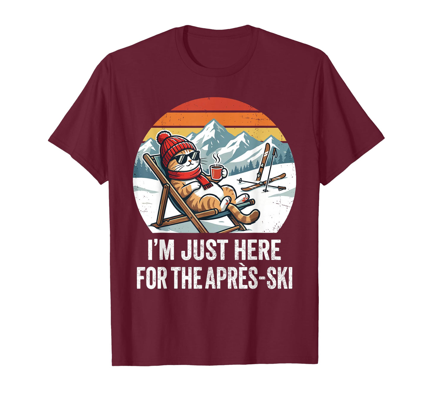 Après-ski Cat Skiing Men Women Kids Funny Après-ski T-Shirt