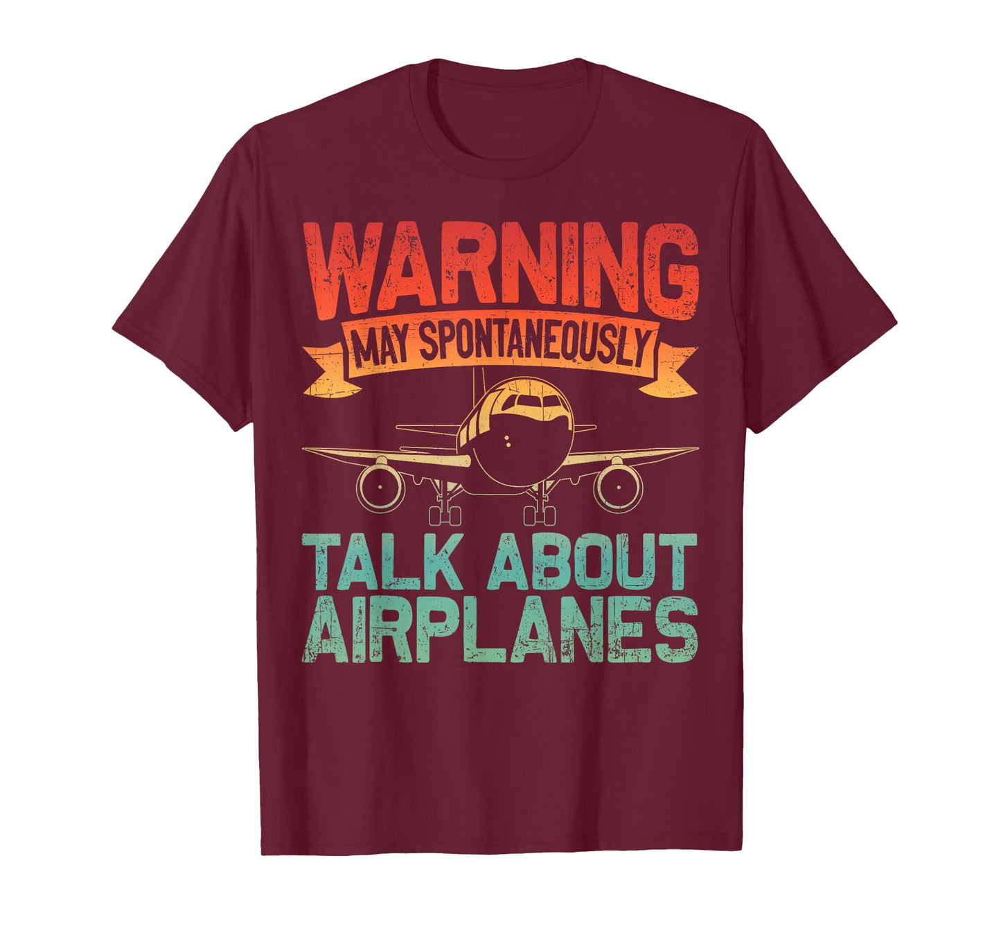 Funny Airplane Shirt Men Women Plane Aviation Pilot Aircraft T-Shirt