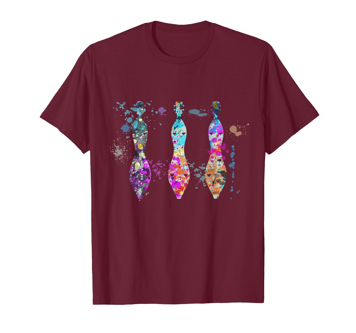 Dulcimer Instrument Silhouette Dulcimers T-Shirt