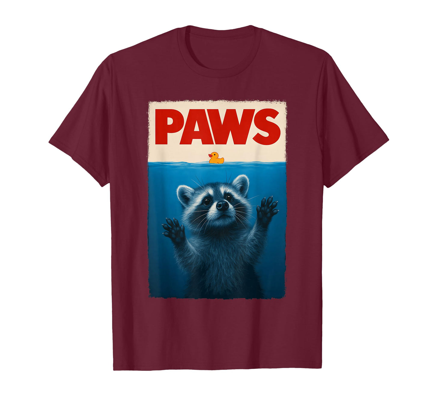 Cute Novelty Men Kids Women Funny Raccoon T-Shirt