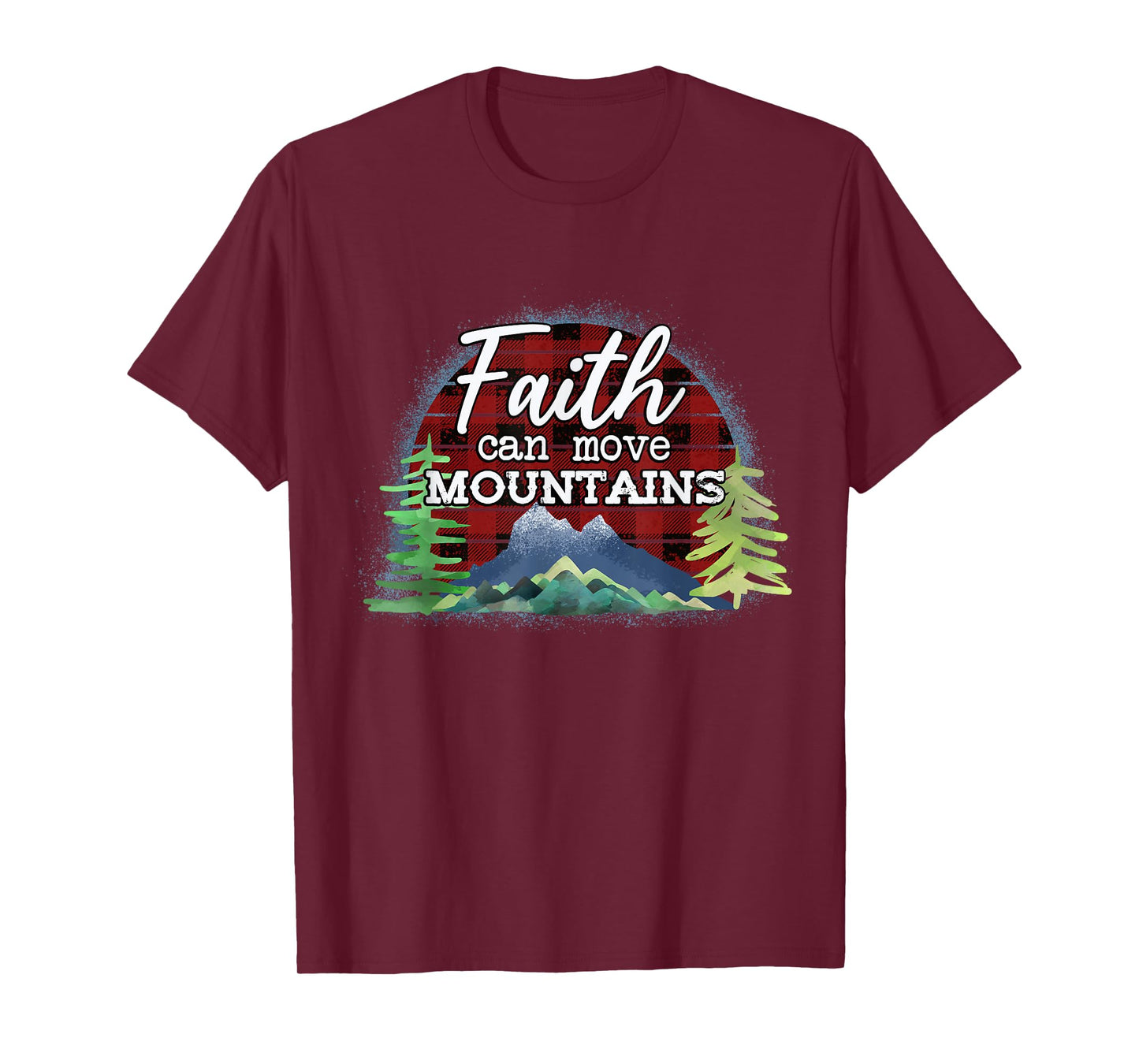 Faith Can Move Mountains Bible Verse Tee T-Shirt