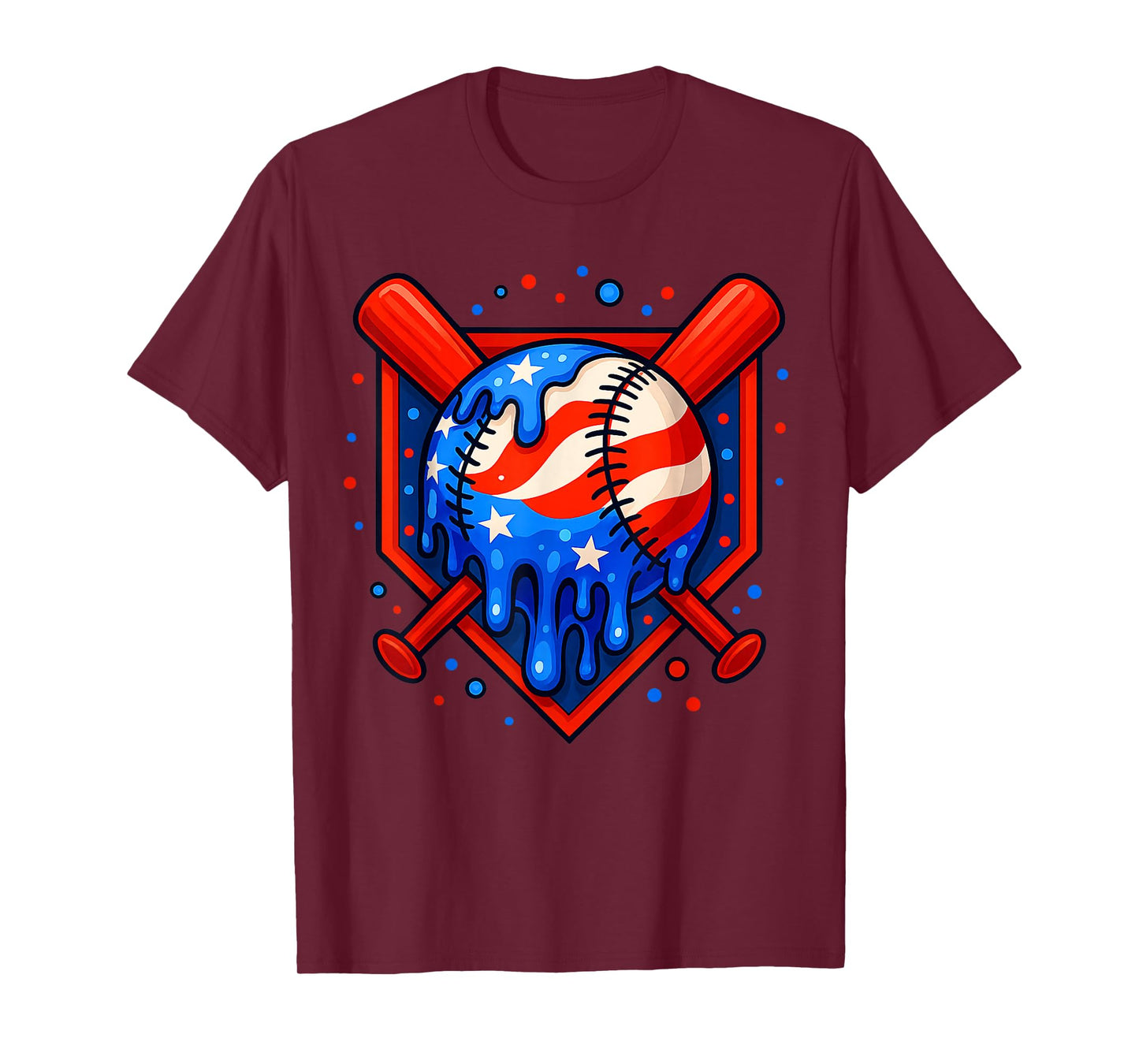 Ice Cream Baseball Drip Respect The Drip Youth Boy Baseball T-Shirt