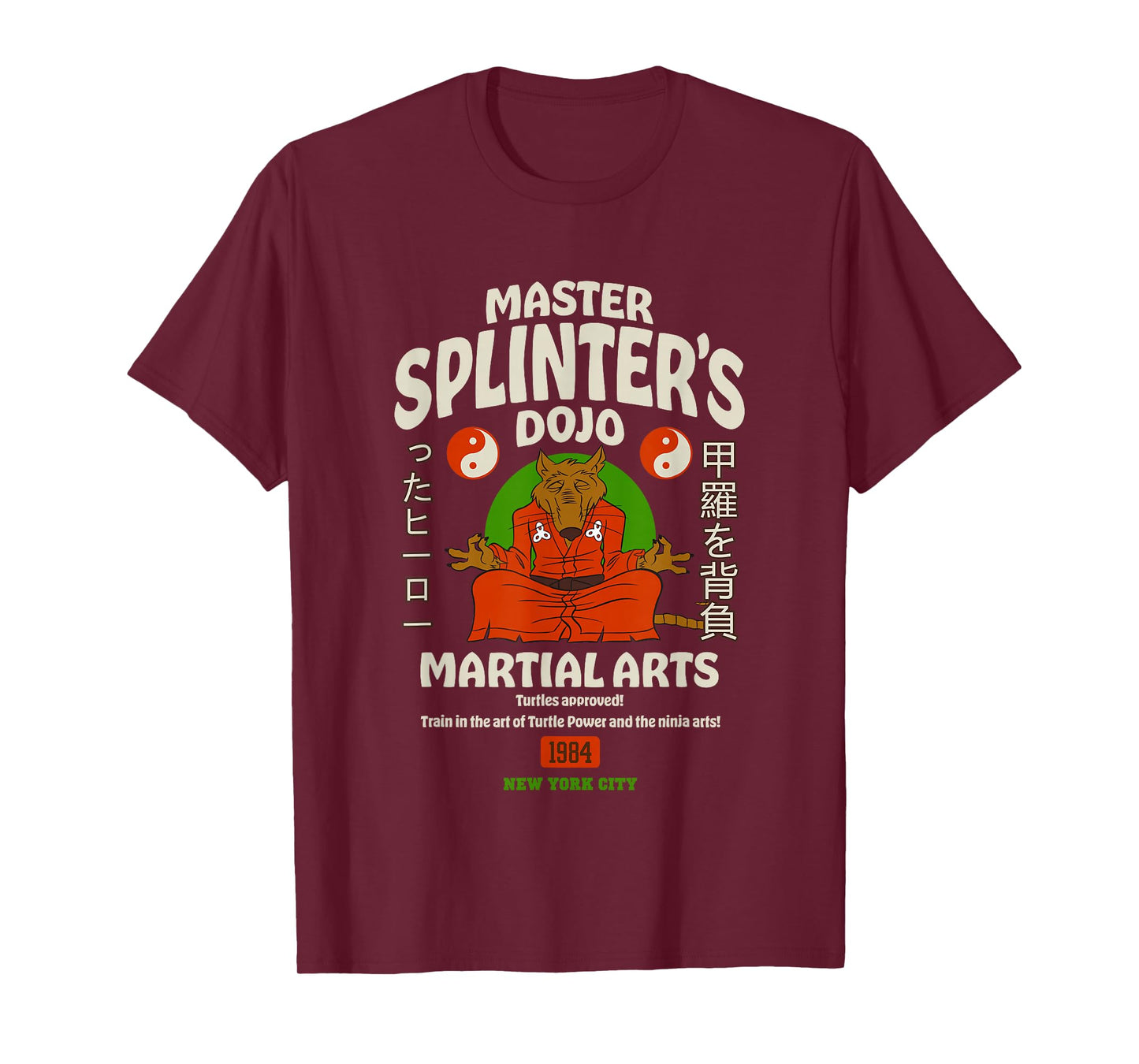 Teenage Mutant Ninja Turtles Master Splinter Dojo 1984 T-Shirt