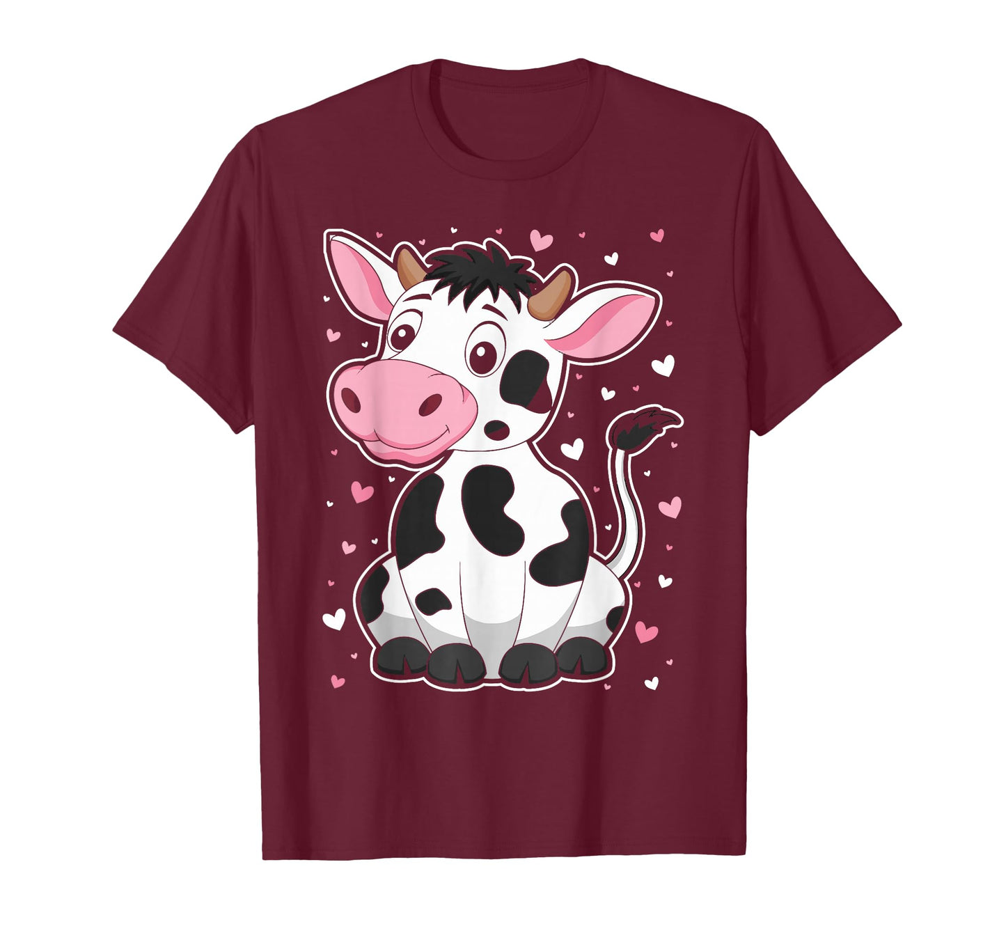 Cute Cow Print Kawaii Cow Lover Women Girls Kids Toddlers T-Shirt