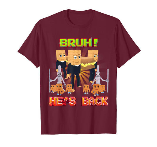 Bruh Sahur Coming Back Funny Brainrot for Boys Kids Teens T-Shirt