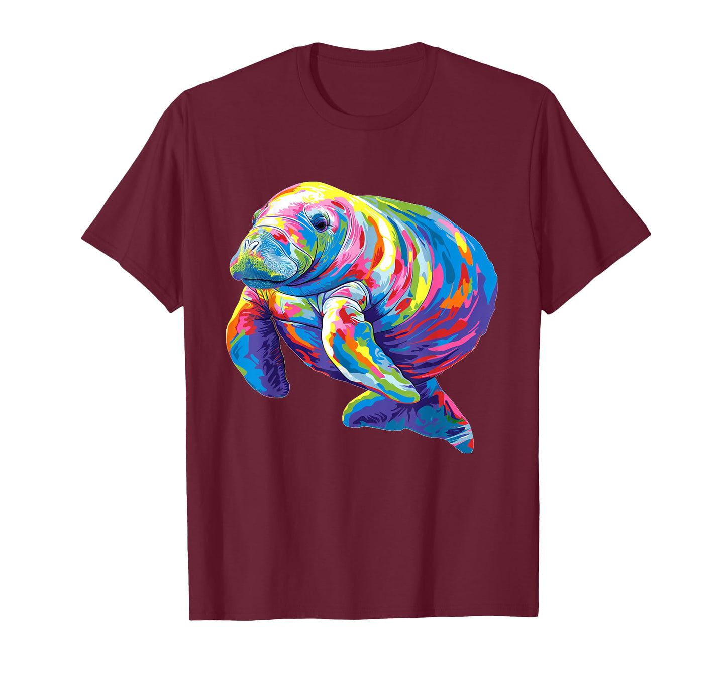 Cool multicolor Manatee Costume for Boys and Girls T-Shirt