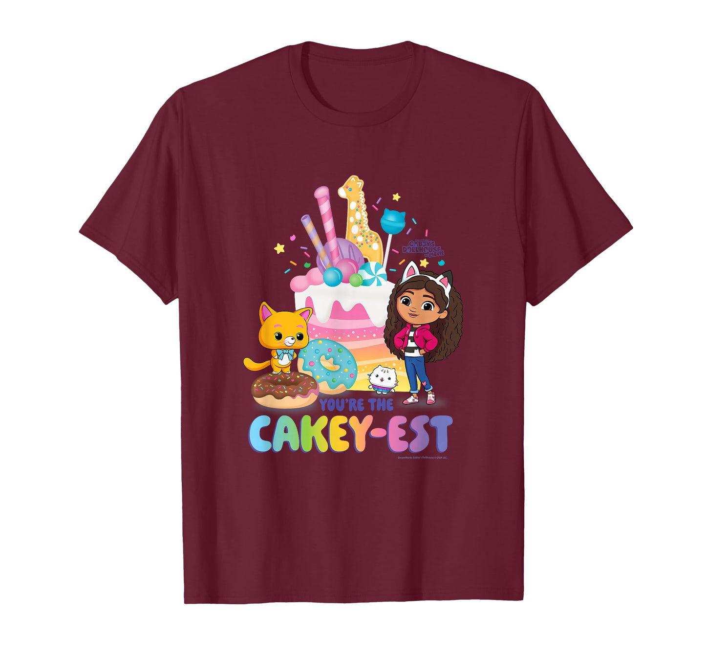 DreamWorks Gabby’s Dollhouse The Movie You’re The Cakey-est T-Shirt