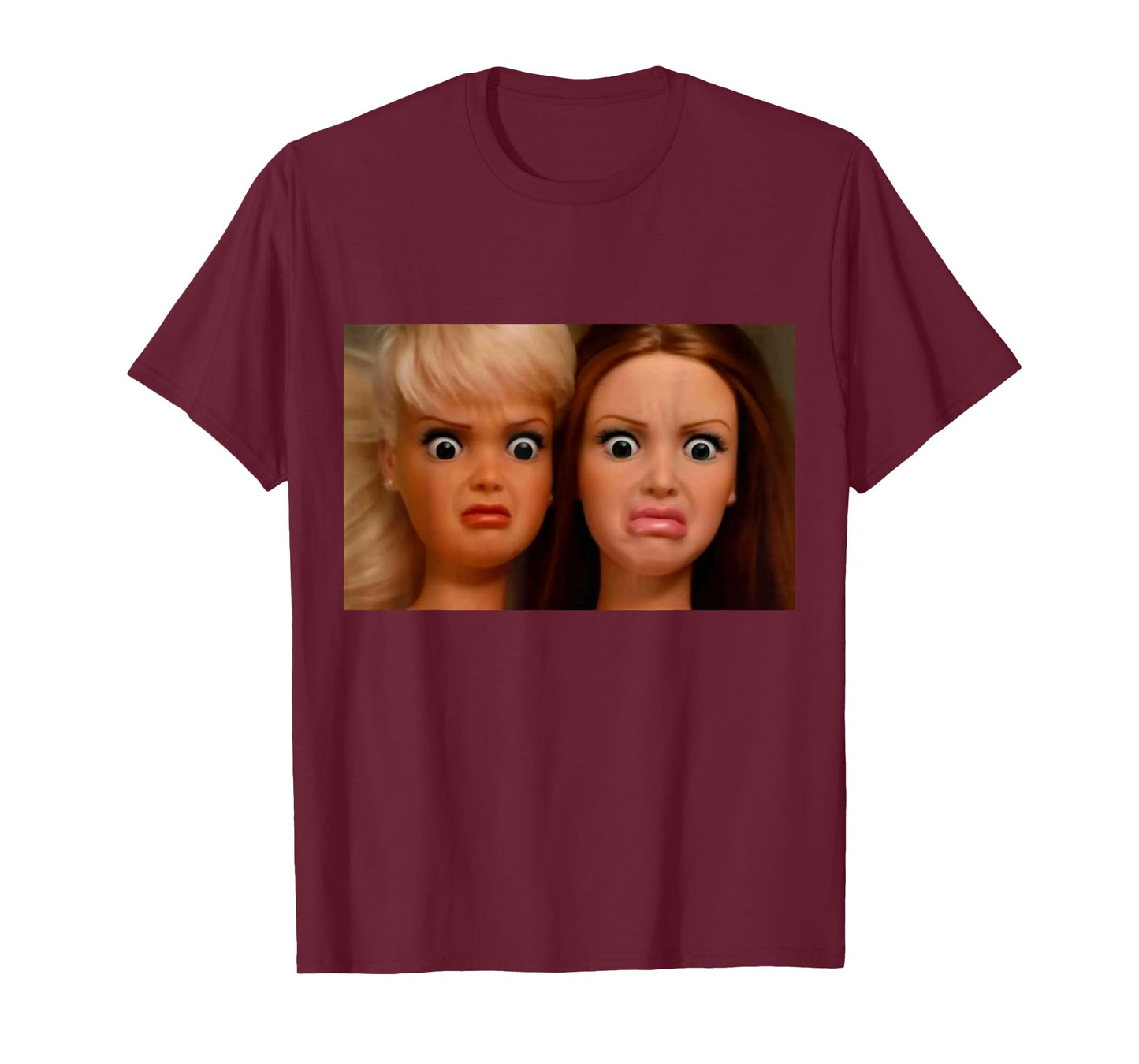 Funny Disgusting Doll face Meme Hilarious Sarcastic Gift Tee T-Shirt