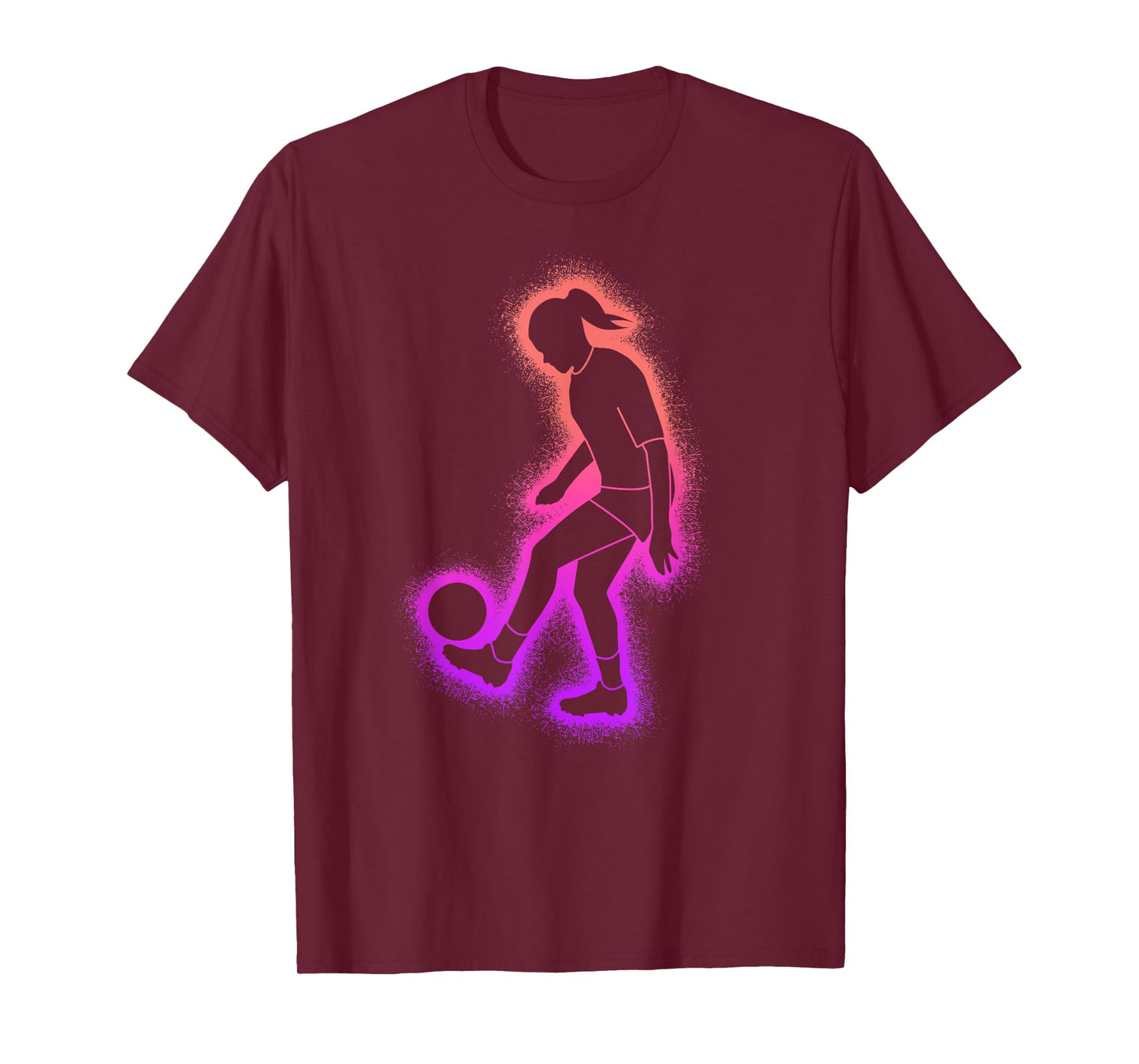 Soccer Player Game Kids Girls Women Soccer T-Shirt