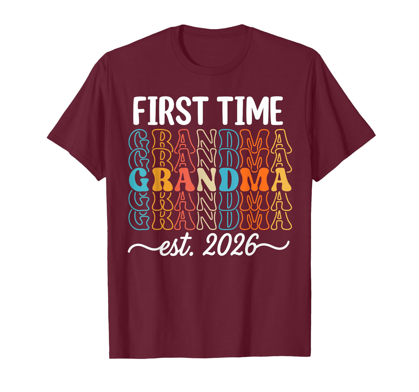 Promoted to Grandma 2026 Pregnancy Announcement T-Shirt