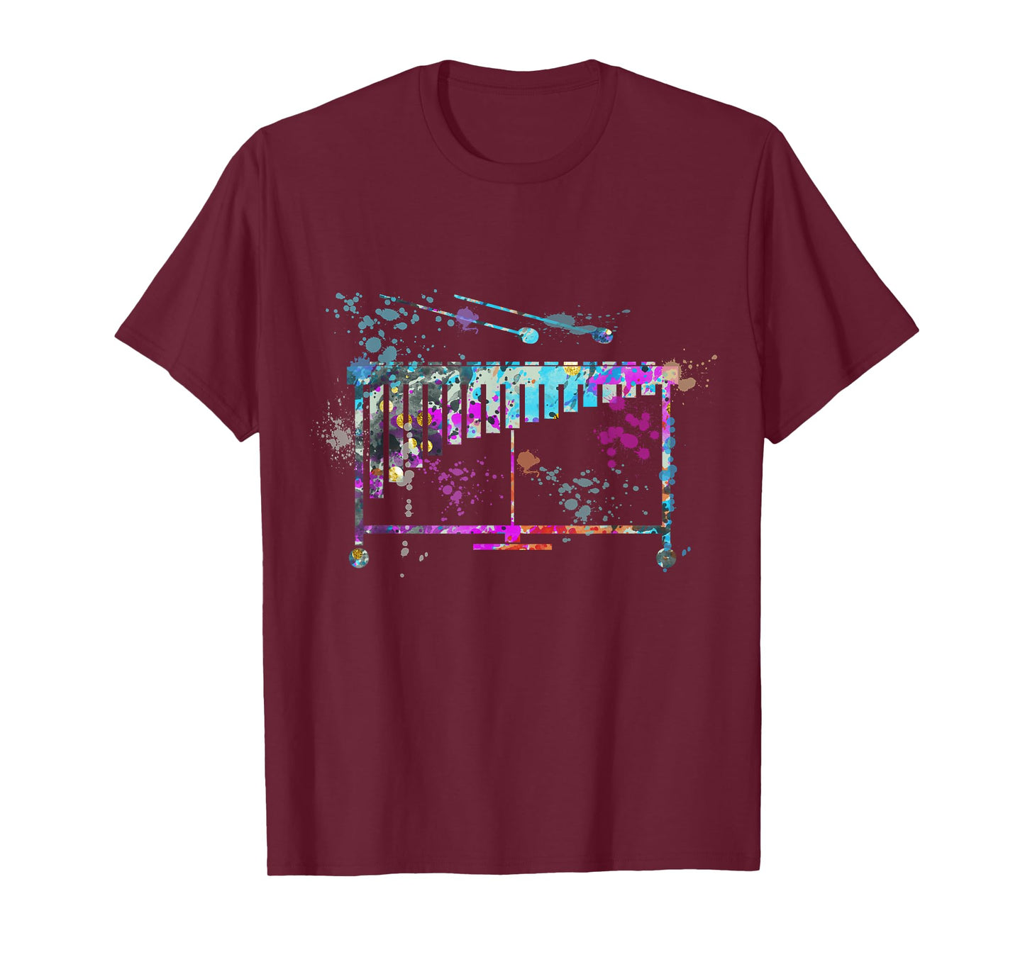 Vibraphone Instrument Silhouette Vibraphones T-Shirt