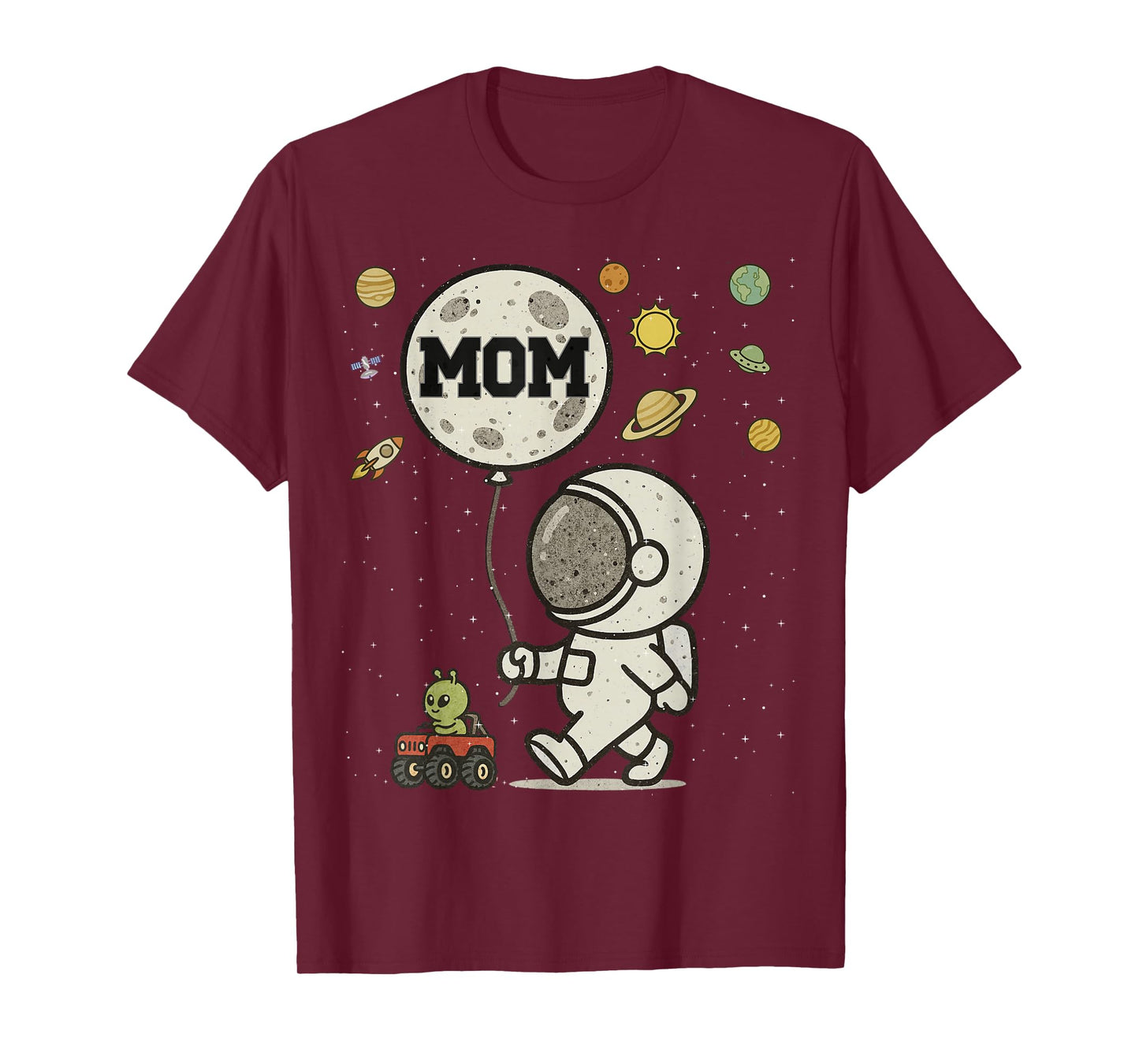 Astronaut Mom Space Birthday T-Shirt