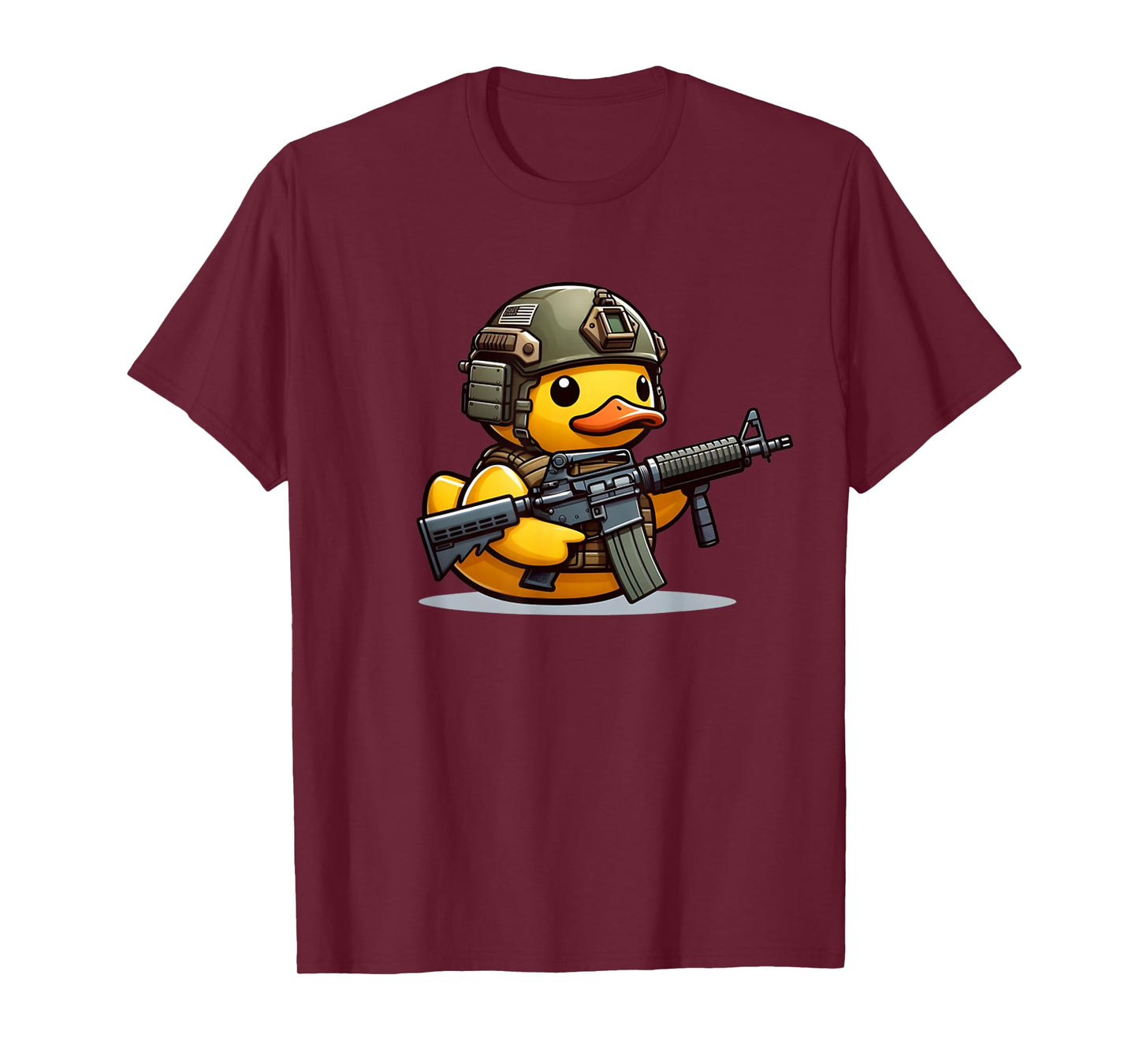 Funny Duck Tactical Rubber Duck Military Yellow Duck T-Shirt