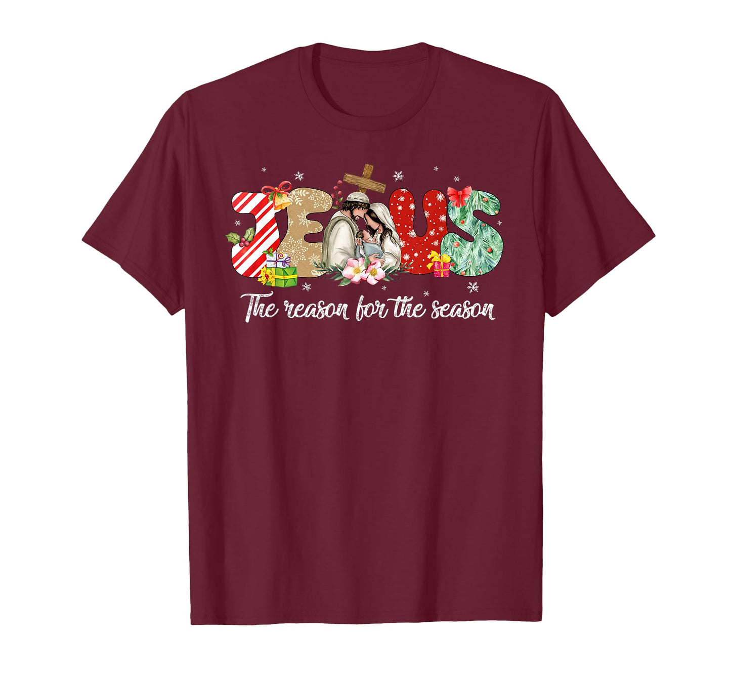 Christmas Jesus Is The Reason For The Season Jesus Pajamas T-Shirt