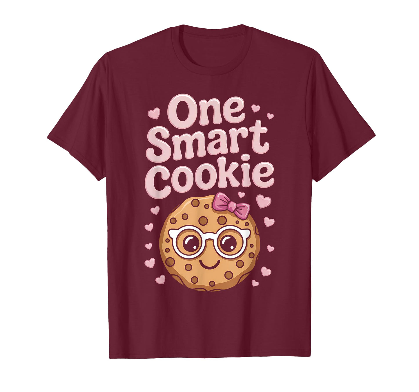 One Smart Cookie Funny Chocolate Chip Cookie T-Shirt