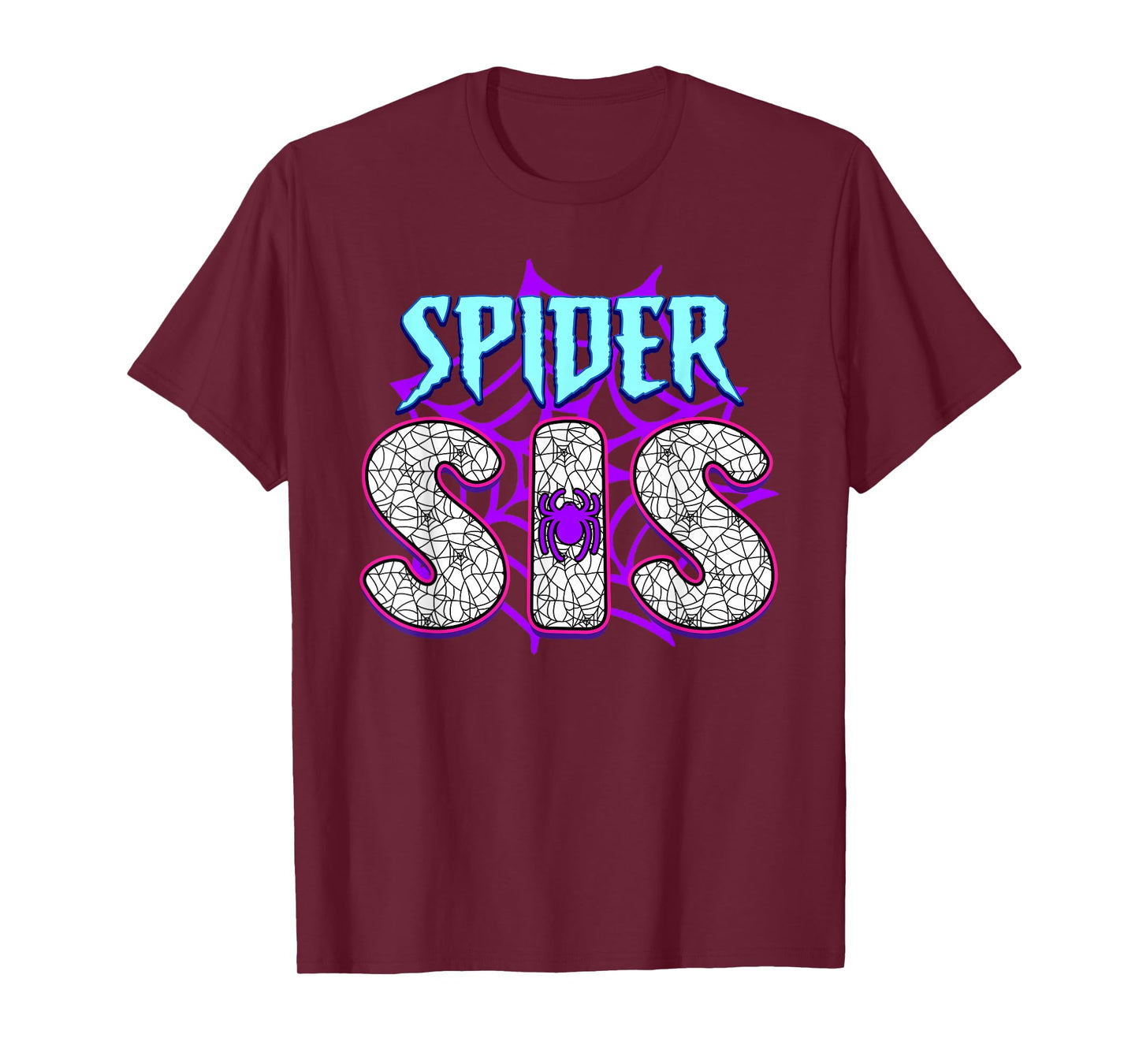 Birthday Party Spider Outfit Spider Sister Kids Girls T-Shirt