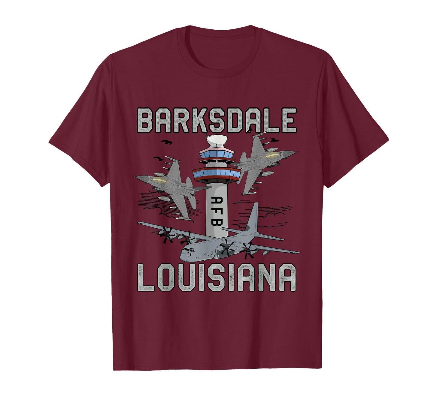 Barksdale AFB Louisiana Air Force Base Fighter Jets Vintage T-Shirt