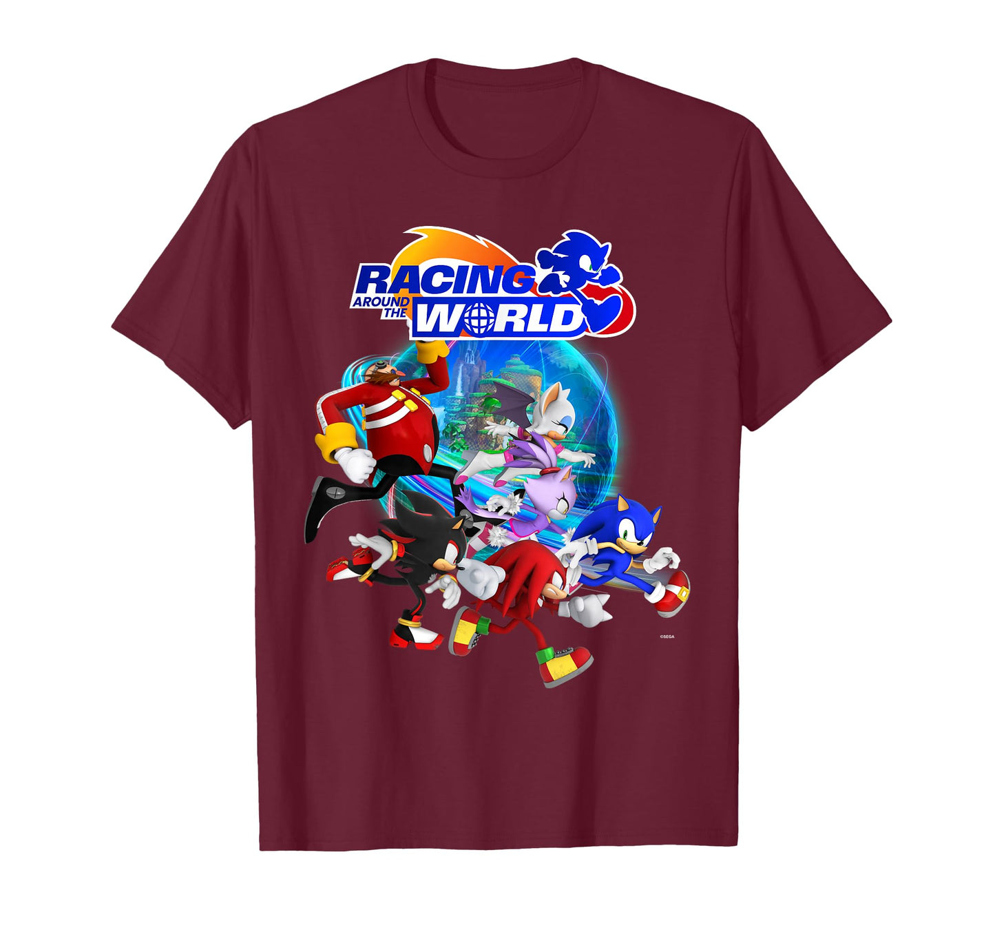 Sonic the Hedgehog - Racing Around the World Group T-Shirt