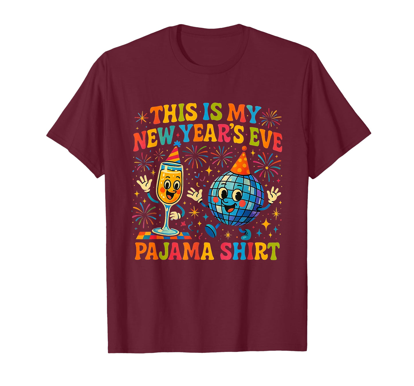 This is My New Year’s Eve Pajama Funny Retro Gift T-Shirt