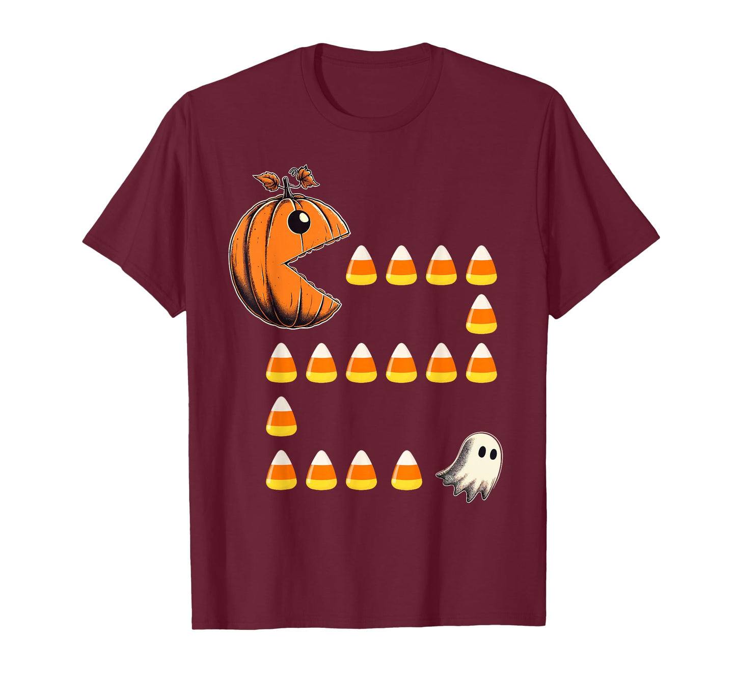 Funny Halloween Pumpkin Candy Corn Trick or Treat T-Shirt