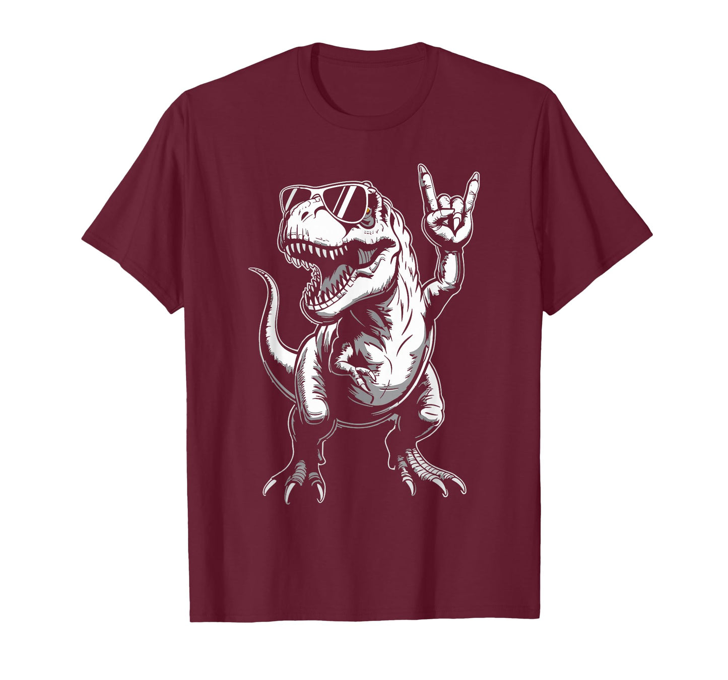 Funny Dinosaur Rock Music T-Rex Tyrannosaurus Rex Children T-Shirt