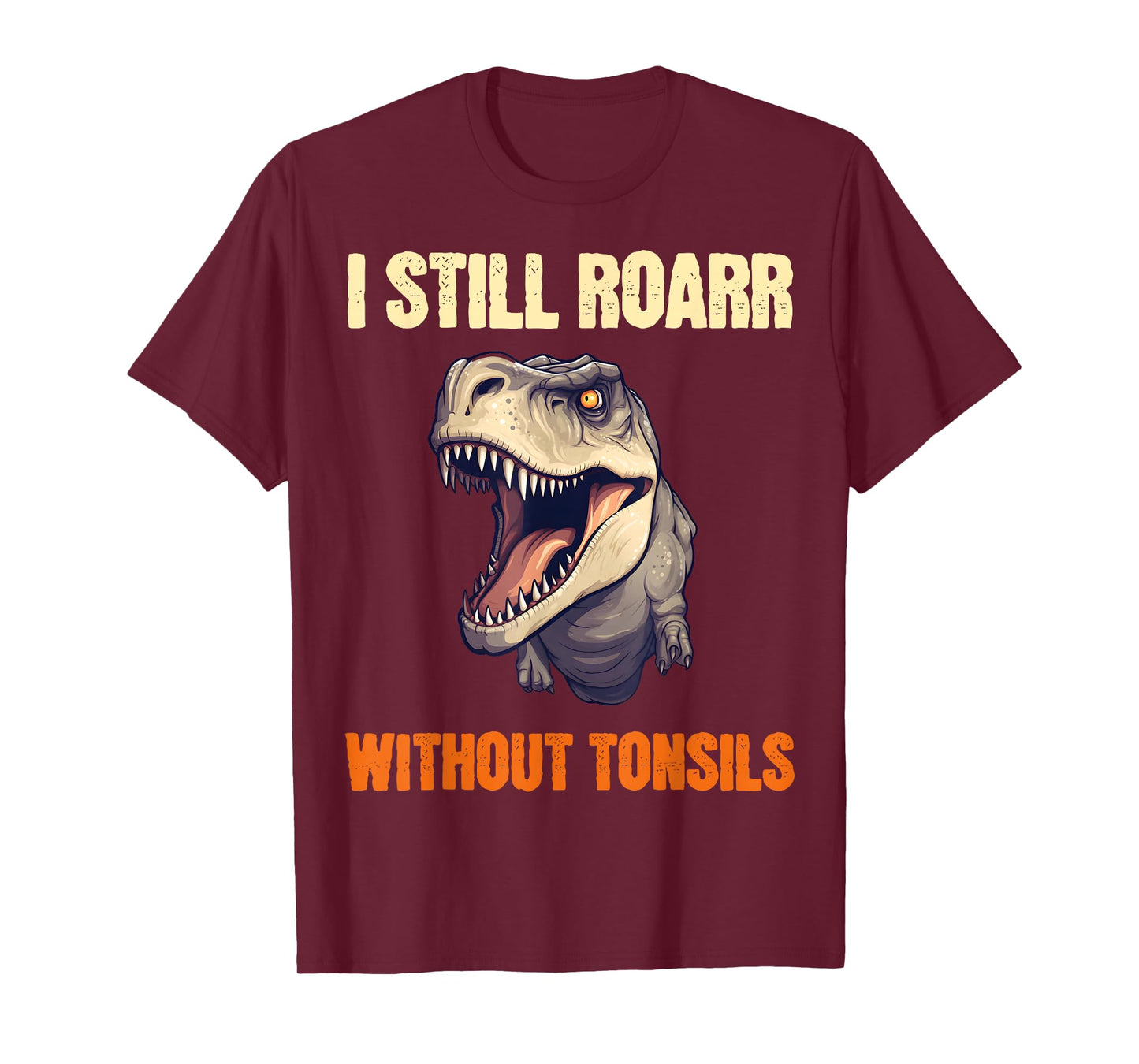 Boys Tonsil Removal Surgery Get Well Kids Dinosaur T-Shirt