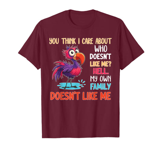 You Think I Care About Who Doesn't Like Me Hell My Own T-Shirt