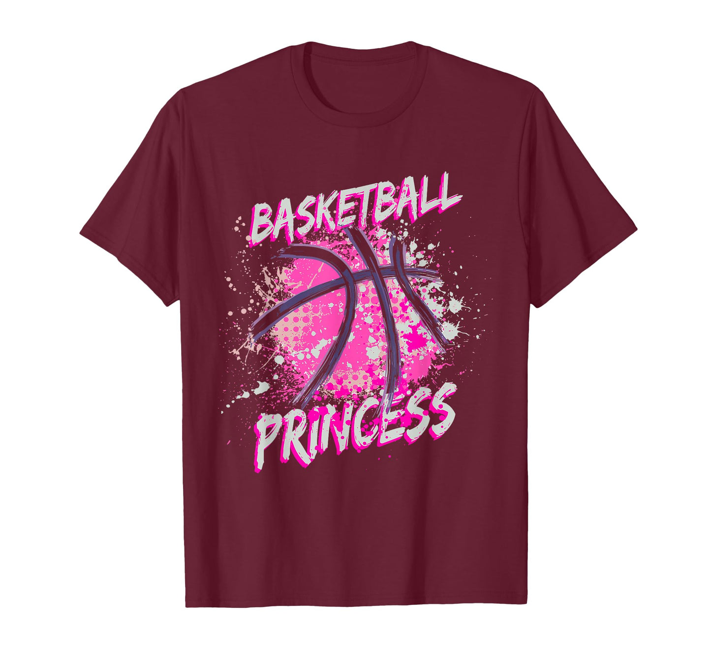 Girls Basketball Princess T-Shirt