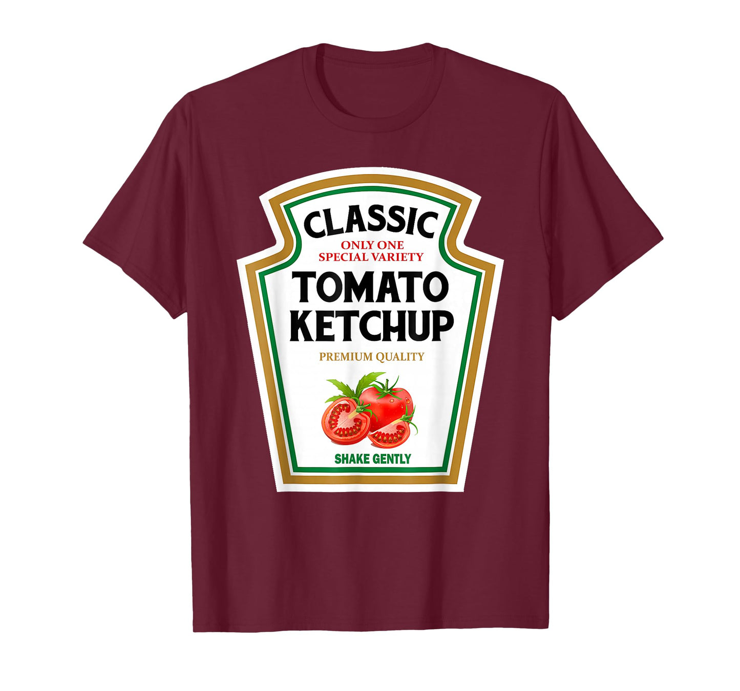 Red Ketchup DIY Halloween Costume Matching Group Mustard T-Shirt