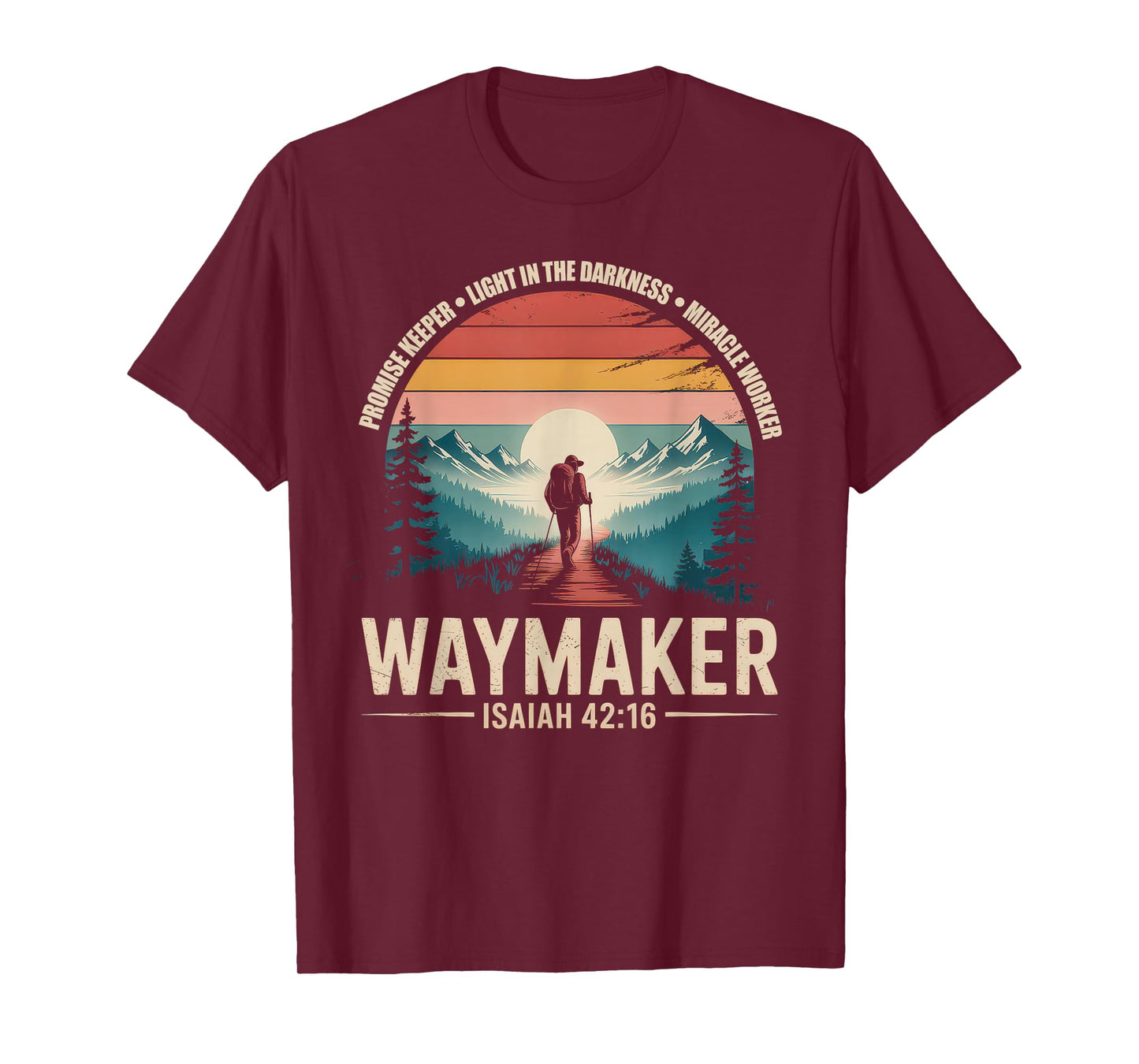 Waymaker Tshirt Promise Keeper Miracle Worker God Christian T-Shirt