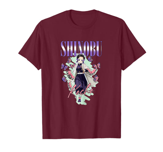 Demon Slayer: Kimetsu no Yaiba Shinobu Kocho Swift Butterfly T-Shirt