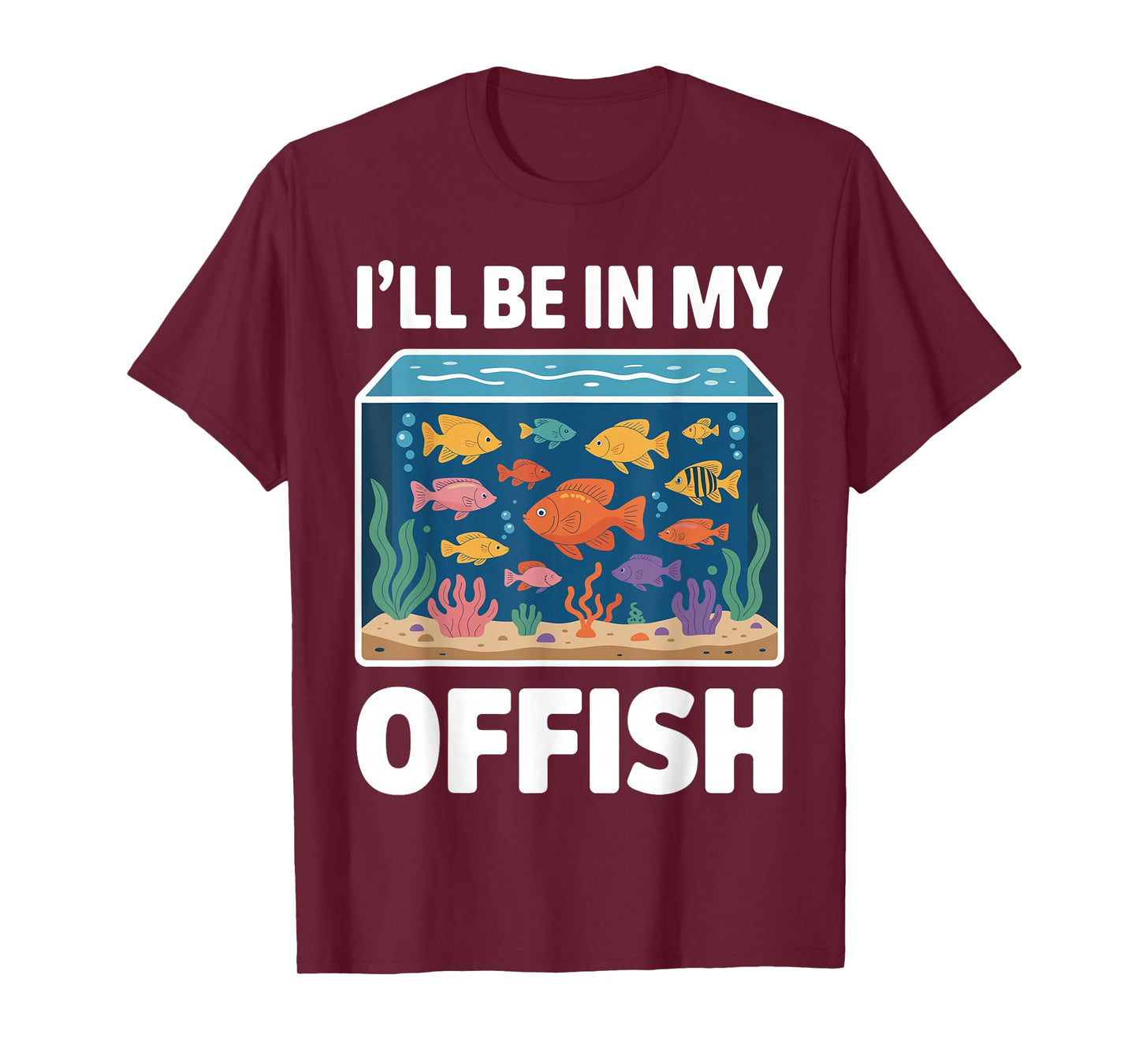 Best Aquarium Art for Men Women Fish Tank Aquarium Lover T-Shirt