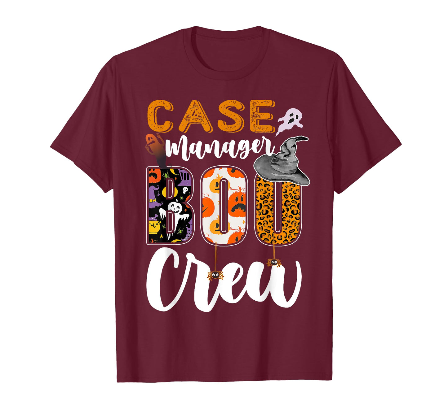 Case Manager Boo Crew Halloween Matching Social Services T-Shirt