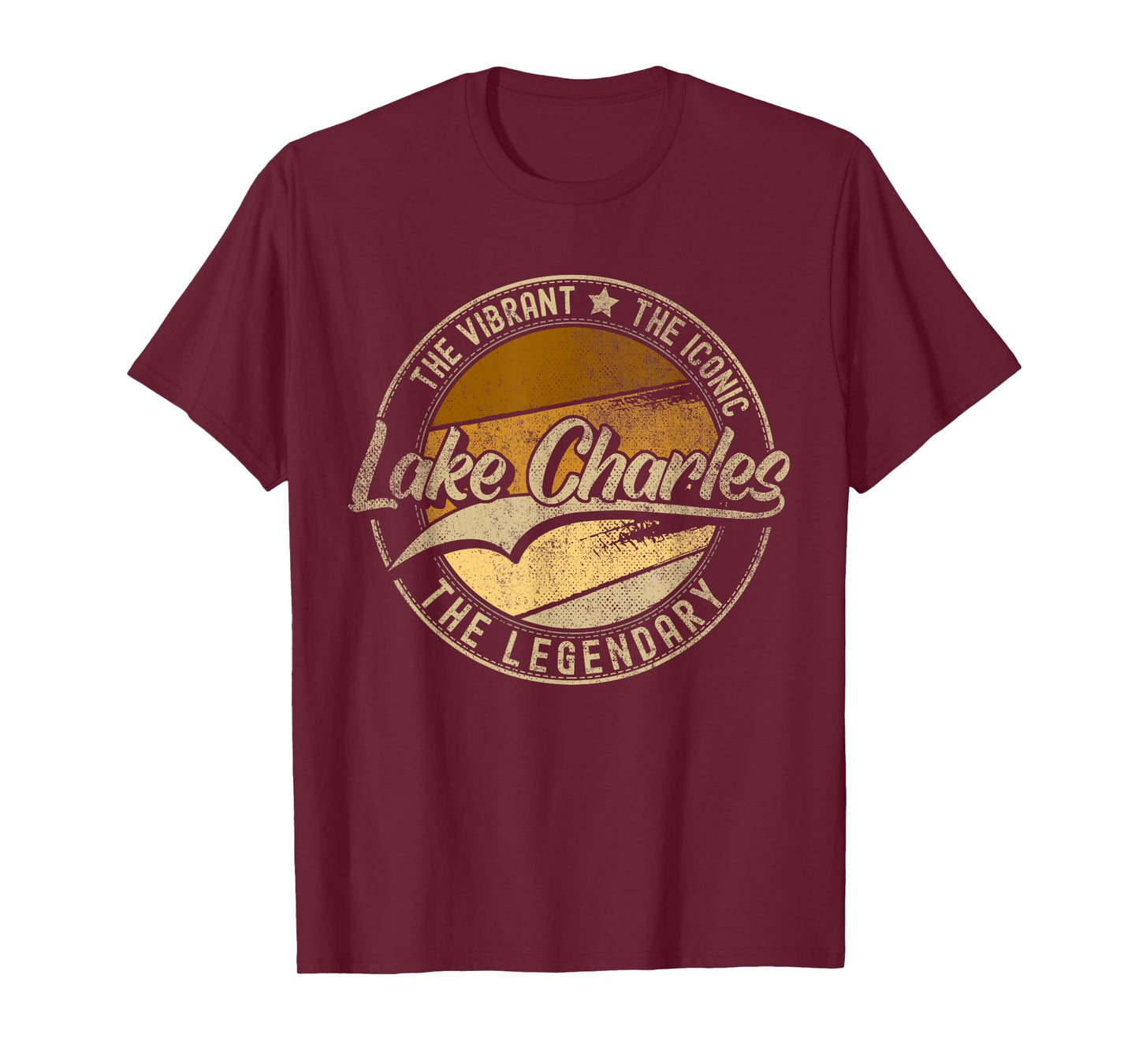 Lake Charles LA | Louisiana | Vintage Distressed T-Shirt