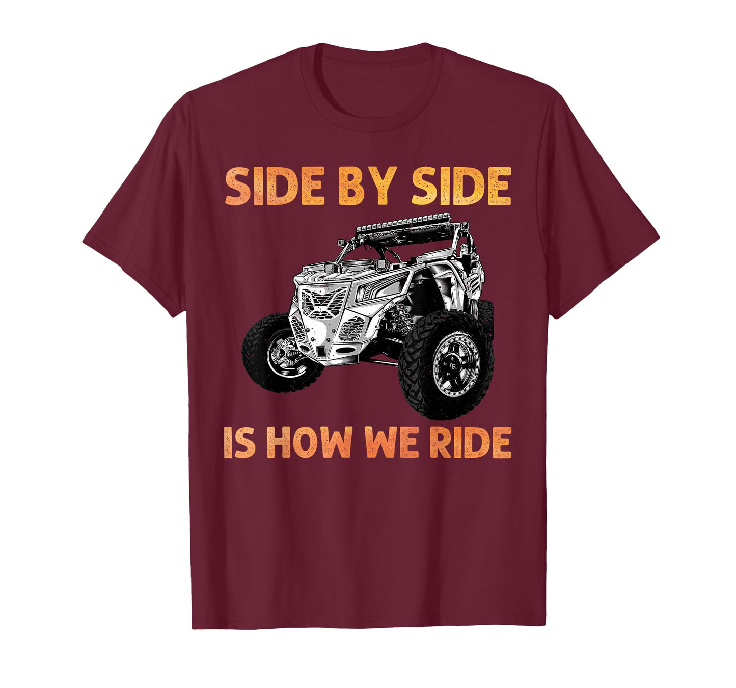 Funny SxS Design for Men Women Offroading UTV Side by Side T-Shirt