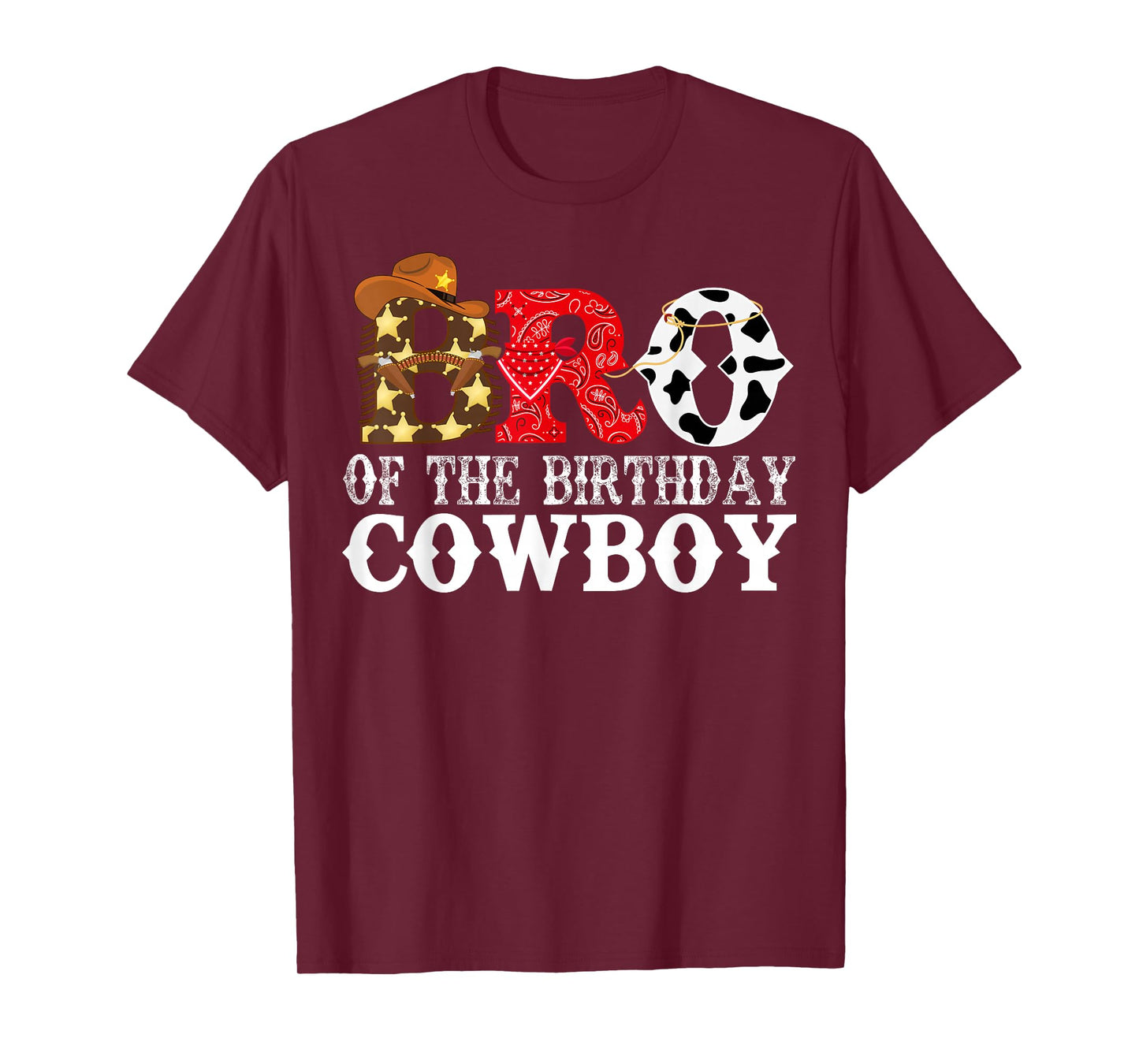 Brother Bro 1st Birthday Cowboy Western Rodeo Party Matching T-Shirt
