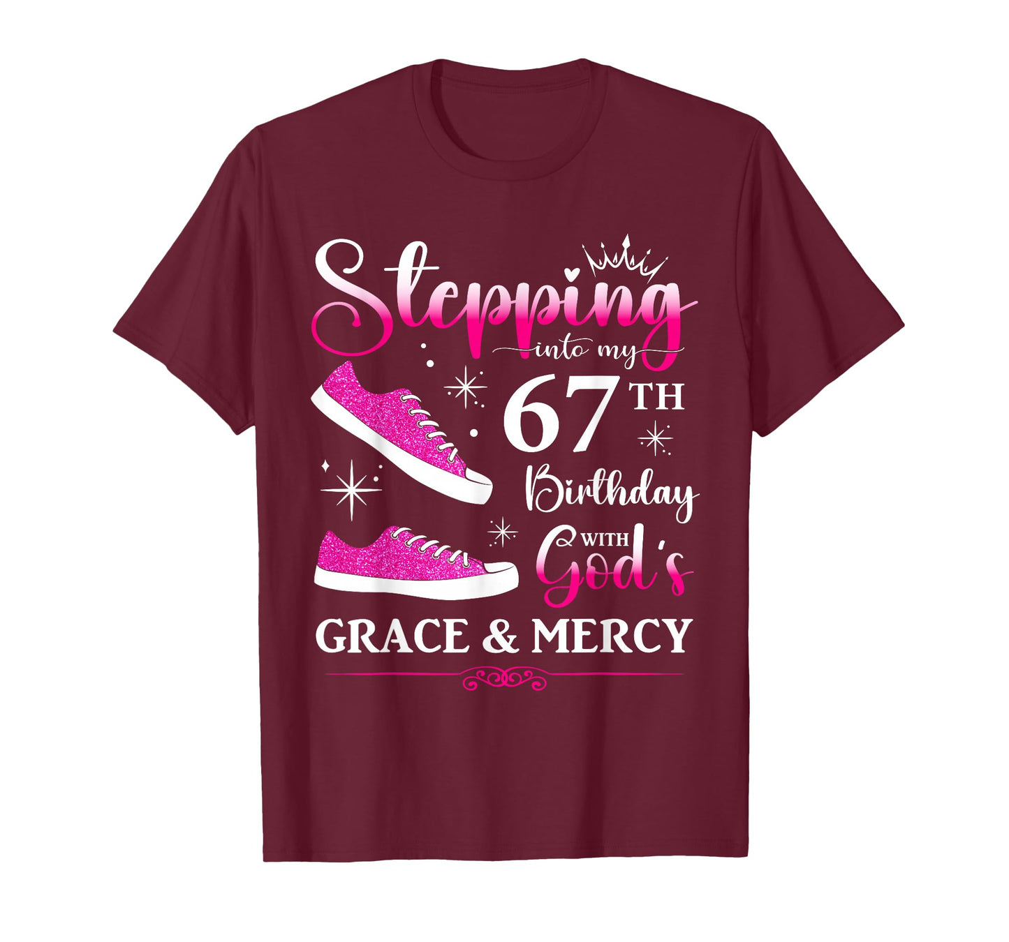 67th Birthday 67 Years Old Bday Queen Party Funny Womens BD T-Shirt