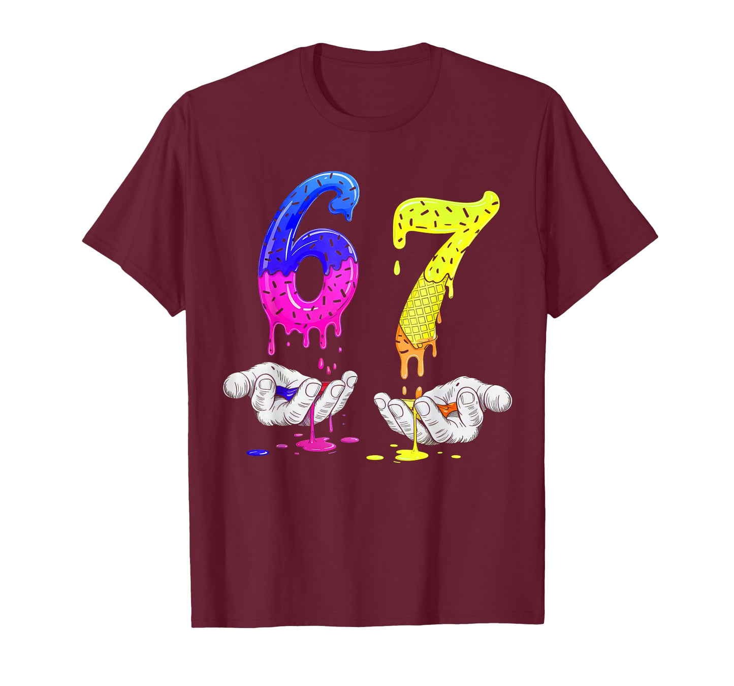6 7 six Seven Meme 67 T-Shirt