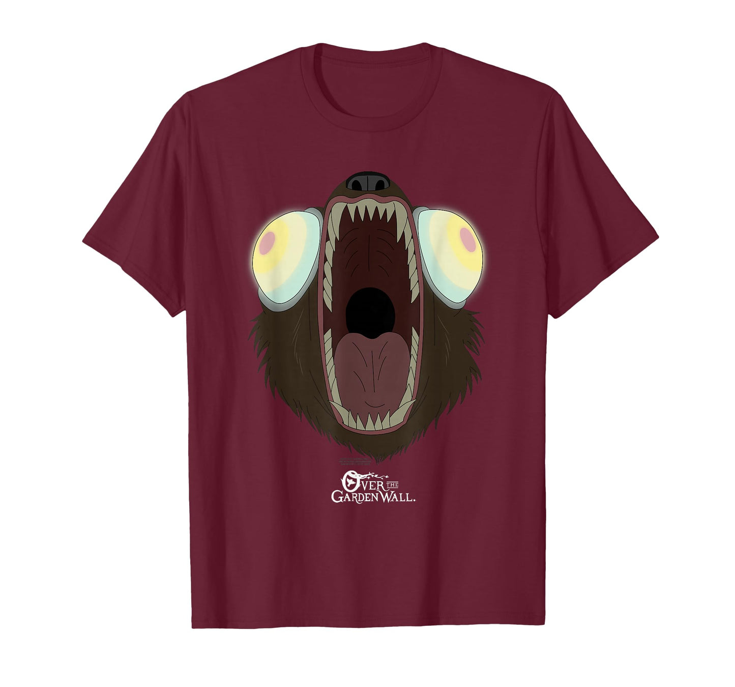 Over The Garden Wall The Dog Scary Large Portrait Cartoon T-Shirt