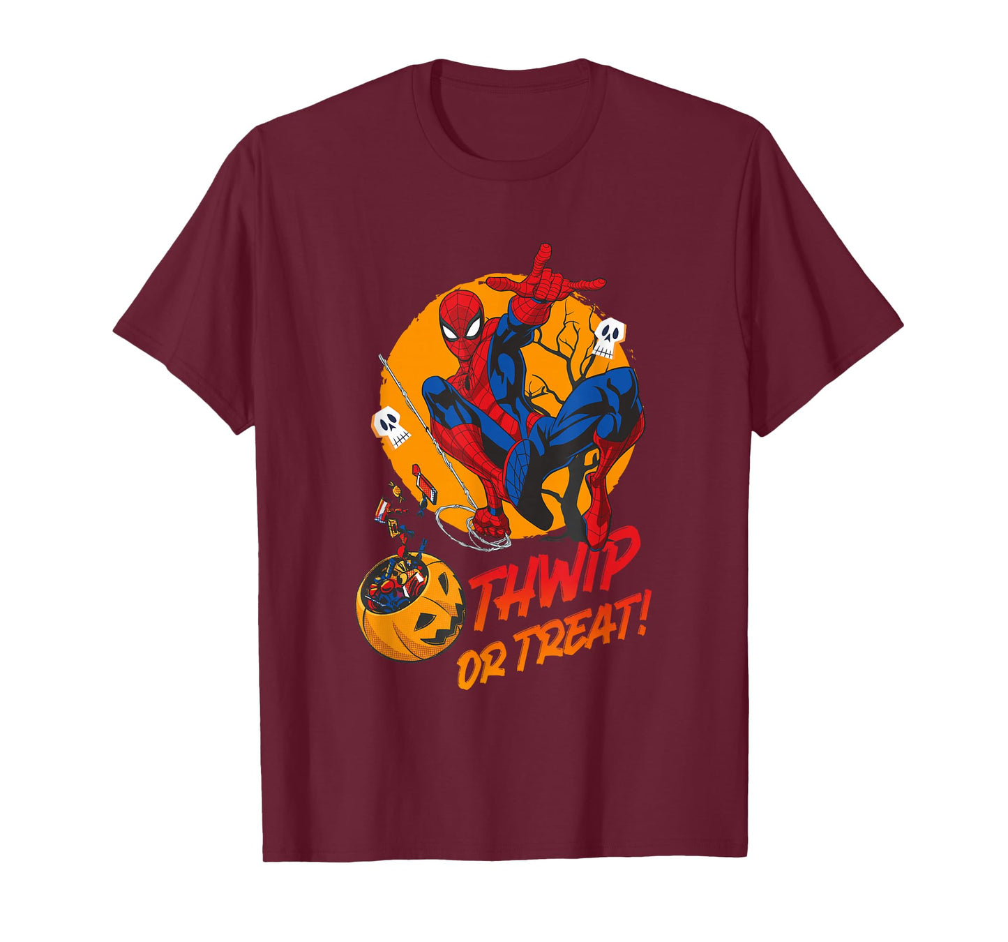 Marvel Comics Halloween Spider-Man Thwip Or Treat! T-Shirt