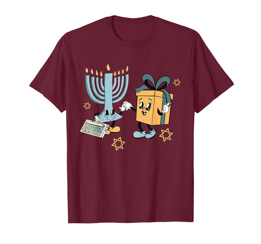 Hanukkah AAC Speech Therapist SLP Communication Acceptance T-Shirt
