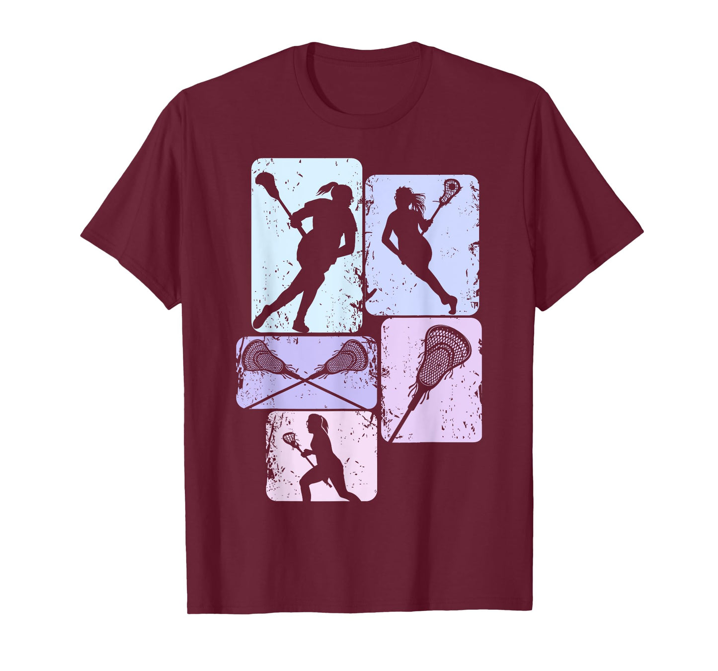 Lacrosse Girls Women Youth Kids T-Shirt