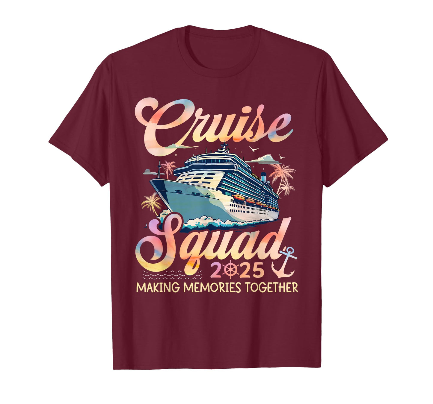 Cruise Squad 2025 Family Group Matching Summer Vacation T-Shirt