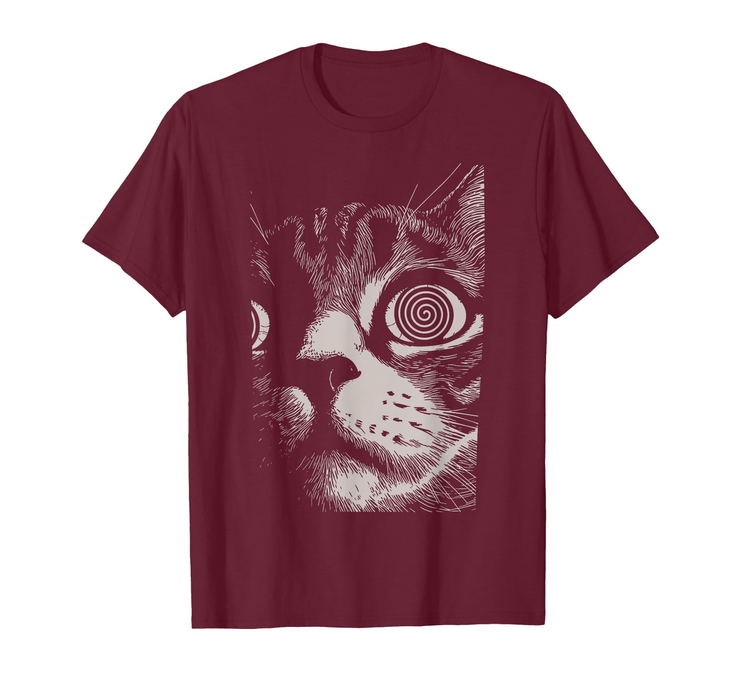 Psychedelic Cat Gothic Art Funny Cat Gifts For Men Women Kid T-Shirt