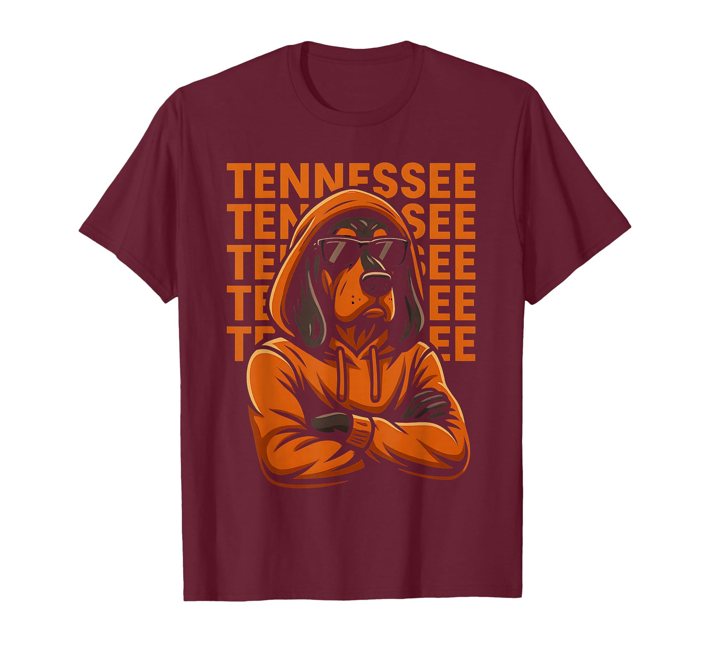 Cool Tennessee Dog Lovers Coonhound Men Women Kids T-Shirt