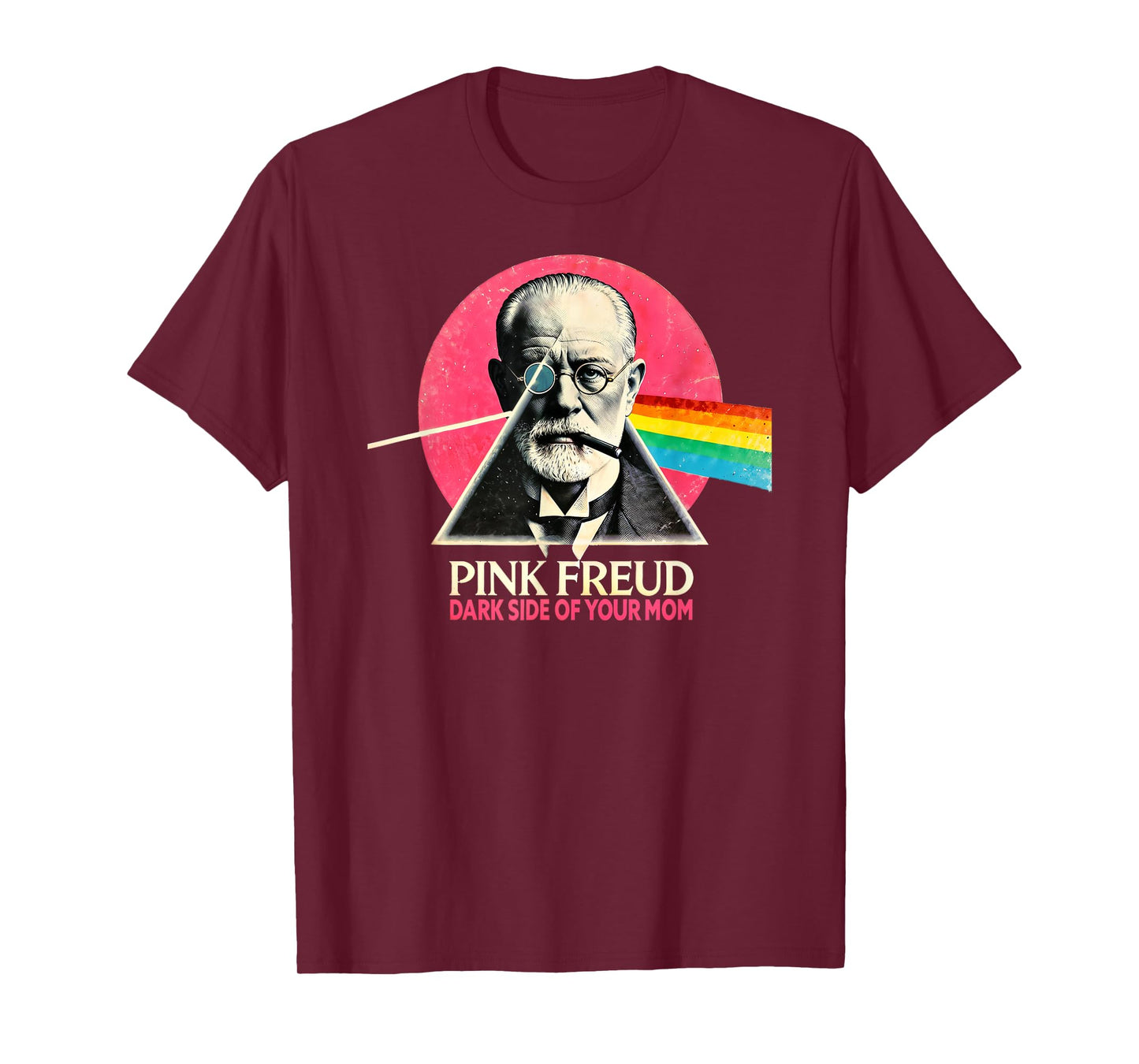 Funny Dark Side of Your Mom Psychoanalysis Joke T-Shirt