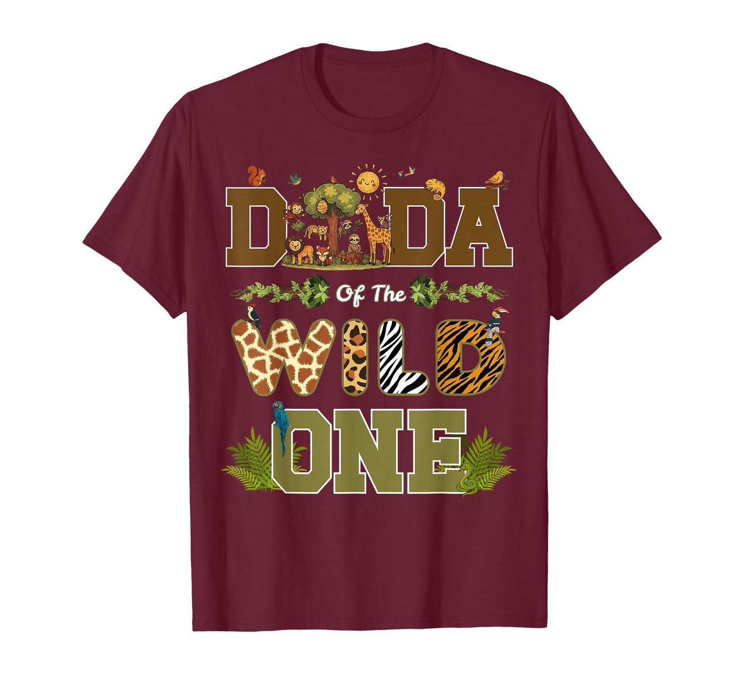 Dada of The Wild One 1st Birthday Safari Wild One Birthday T-Shirt