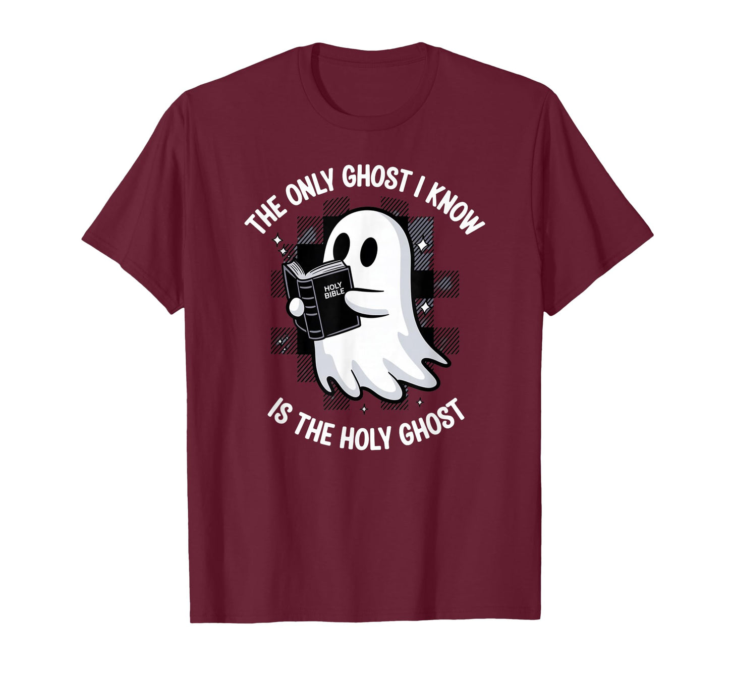 The Only Ghost I Know is The Holy Spirit Pun Humor T-Shirt