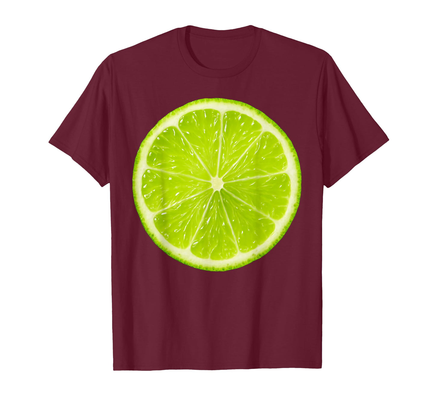 Lime Slice Costume Adult Kids Fruit Halloween T-Shirt