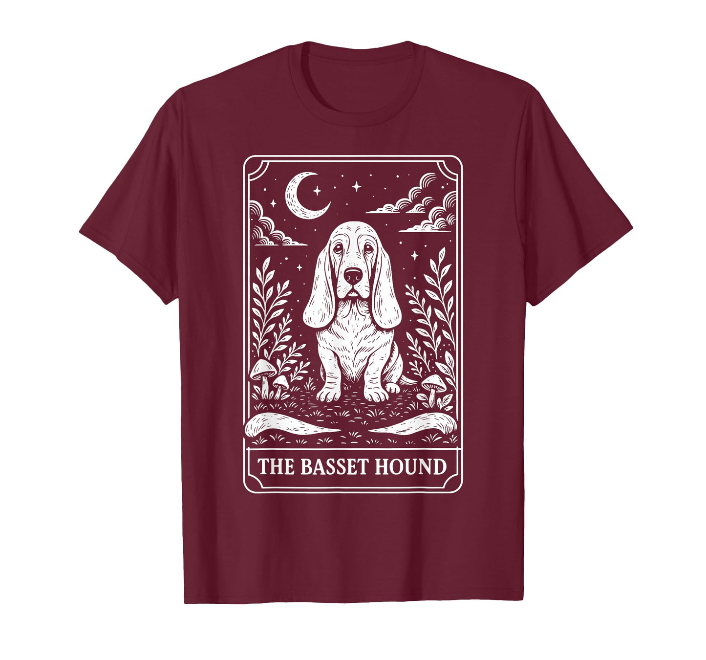 The Basset Hound Tarot Card T-Shirt